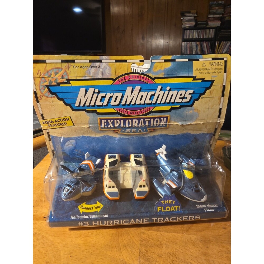 1998 Micro Machines Exploration Sea #3 Hurricane Trackers